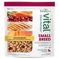 Front package image of Freshpet small breed: chicken recipe with carrots, sweet potatoes & cranberries