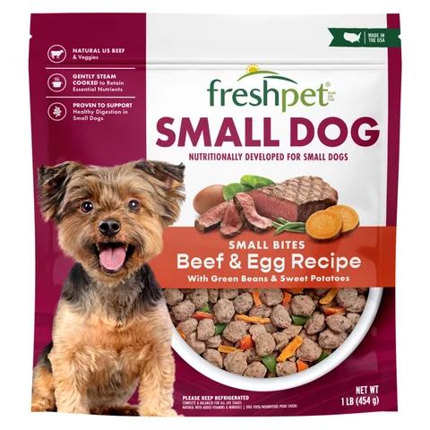 small dog bite size beef & egg recipe