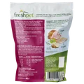 Back package image of small dog grilled turkey & pork recipe with potato & spinach