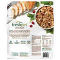 A back package image of Freshpet Deli Fresh Grain Free Chicken, Cranberry, & Spinach Dog Food