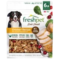 A front package image of Freshpet Deli Fresh Grain Free Chicken, Cranberry, & Spinach Dog Food