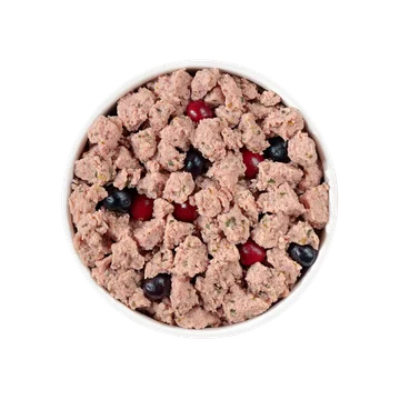 grain free chicken recipe with spinach, cranberries & blueberries