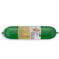 Back package image of tender chicken recipe with peas and carrots 400g