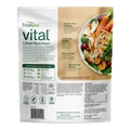 Back package image of Freshpet Vital Shredded Chicken Recipe with Sweet Potatoes and Carrots