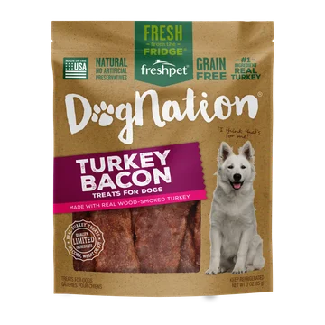 Dognation® turkey bacon treats for dogs