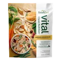 Front package image of Freshpet Vital Shredded Chicken Recipe with Sweet Potatoes and Carrots
