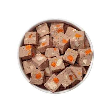 multi-protein chicken, beef, egg & salmon recipe