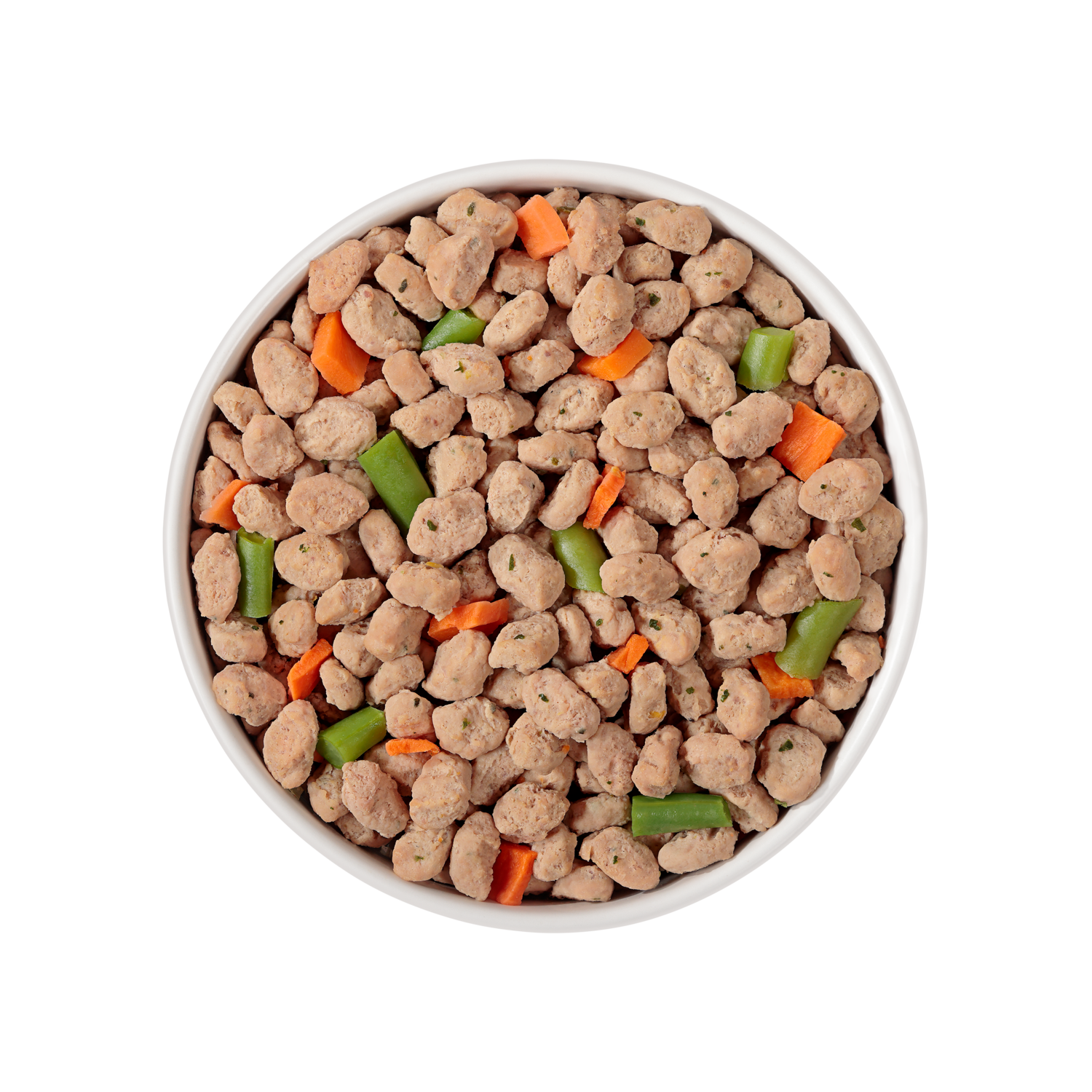 Image of a bowl containing Freshpet® Multi-Protein Puppy Recipe With Green Beans & Carrots