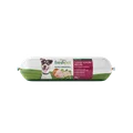 Front package image of small dog turkey & pork recipe with potato & spinach