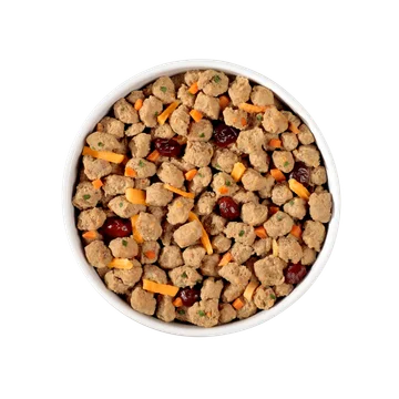 small breed: chicken recipe with carrots, sweet potatoes & cranberries