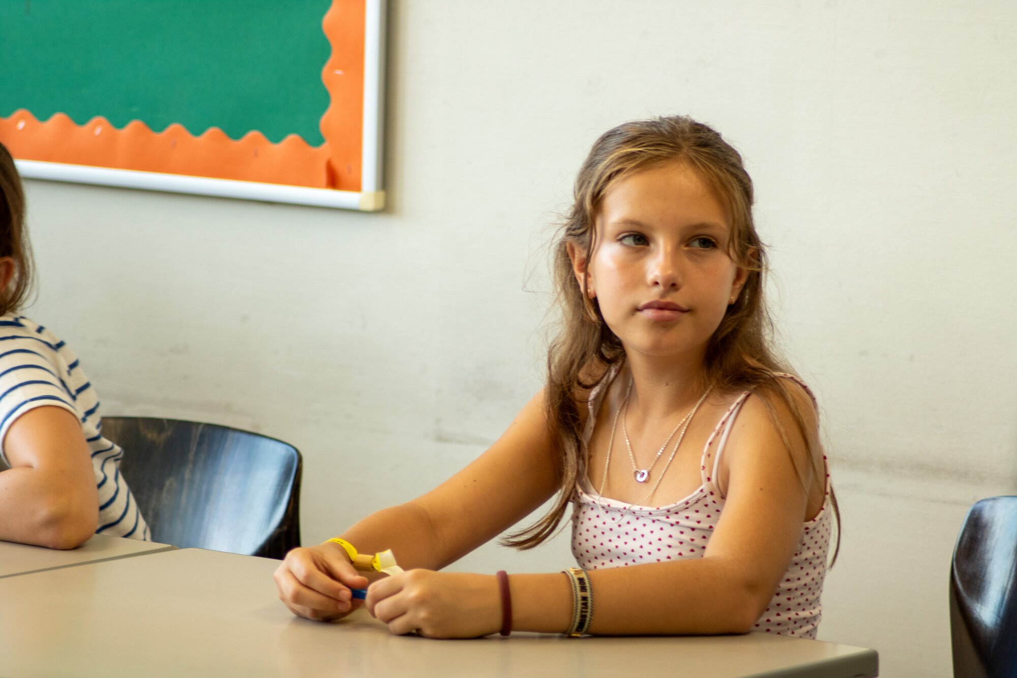 A moment from daily life at the summer camp in Montreux