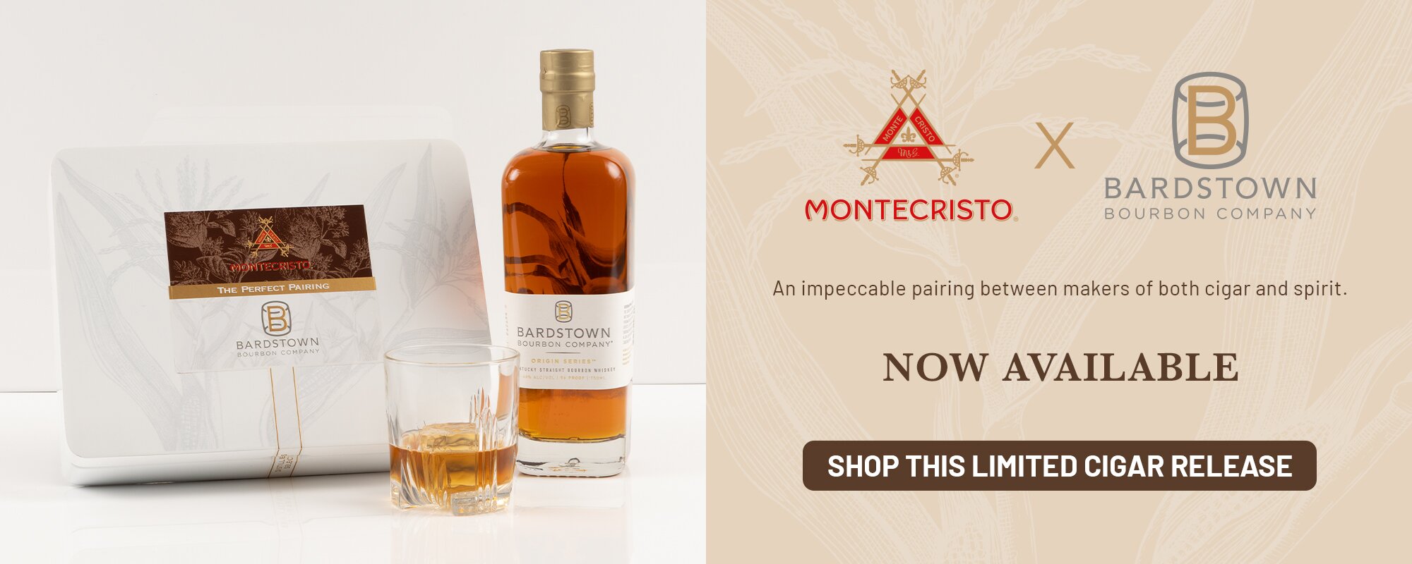 Montecristo X Bardstown Limited Time Offer
