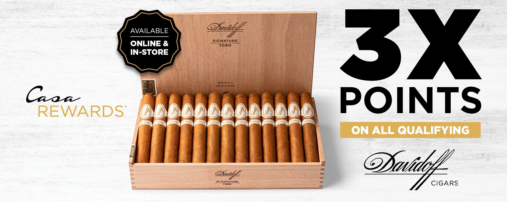 3x Points On Davidoff Cigars