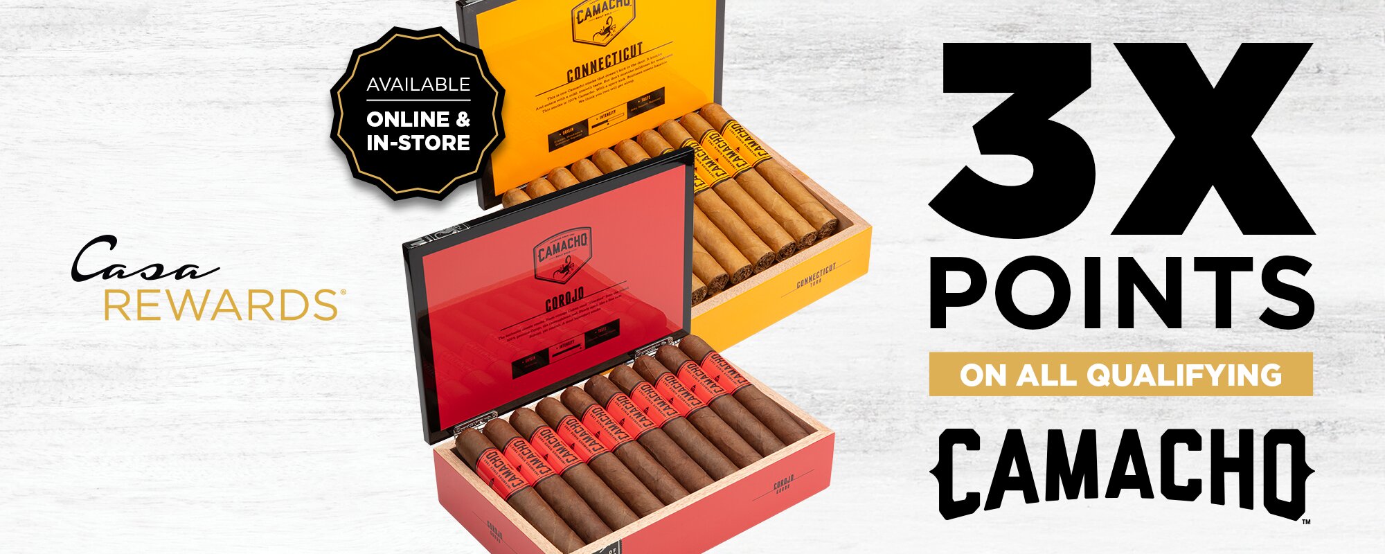 3x Points On Camacho Cigars