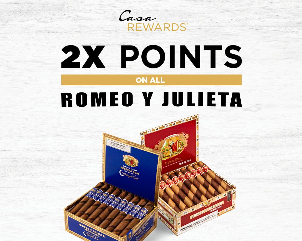 2 times points on romeo y julieta cigars