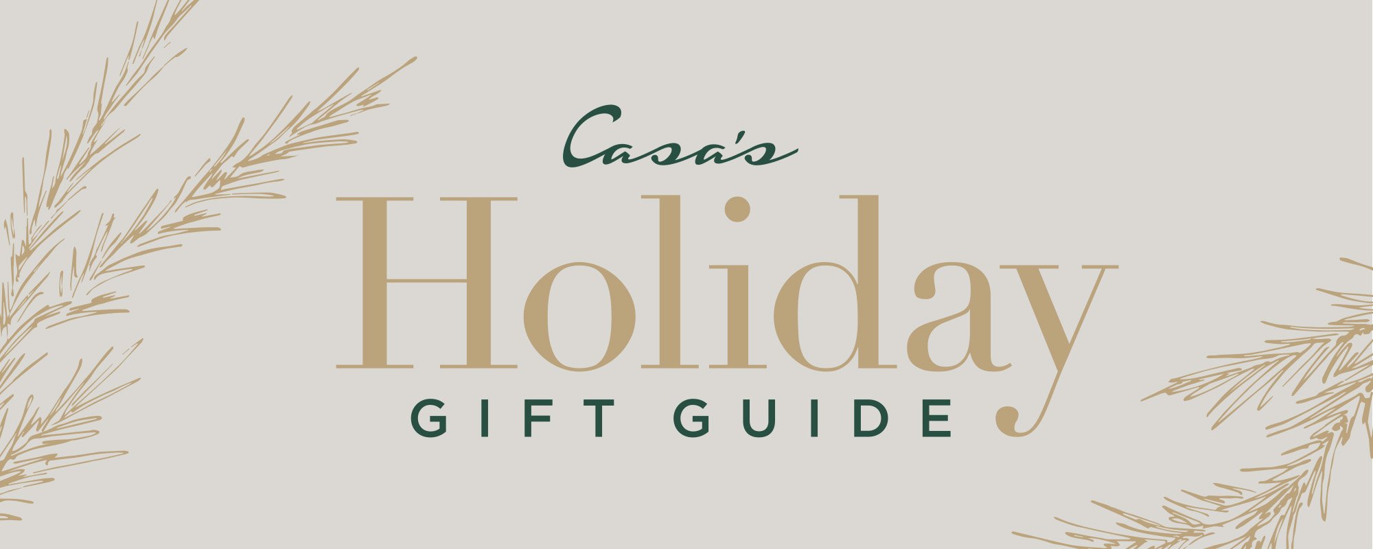 Holiday gift guide banner