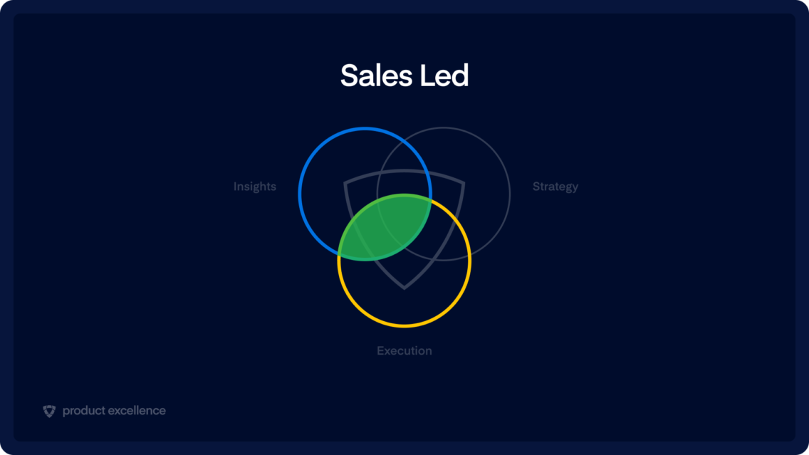 Sales led organisations diagram