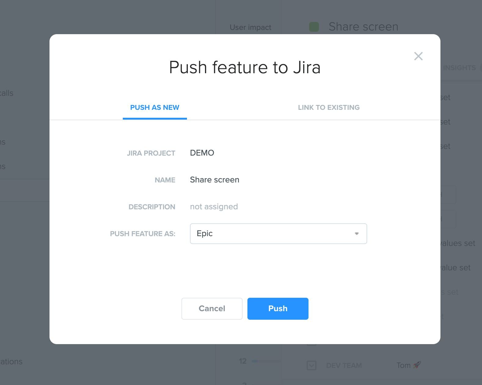 Productboard Jira integration