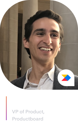 Chrisitian Marek, 
CPO, Productboard
