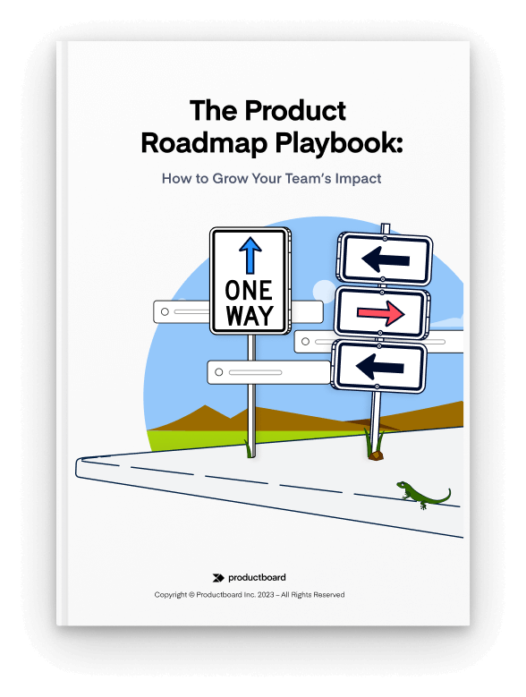 The Product Roadmap Playbook ebook cover