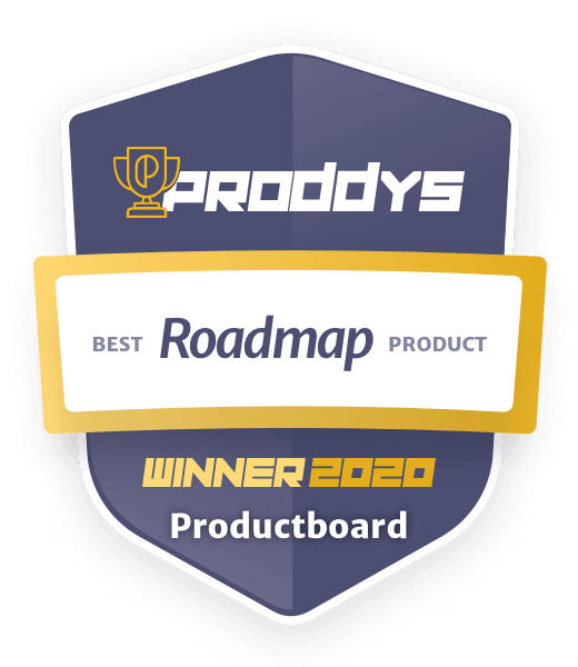 Annual Award for Best Roadmap product