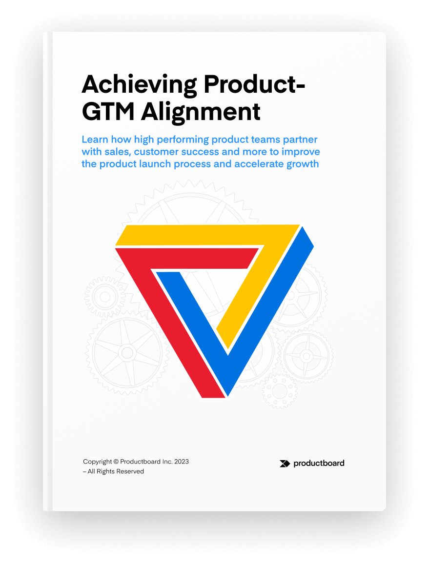 Achieving Product-GTM Alignment ebook cover