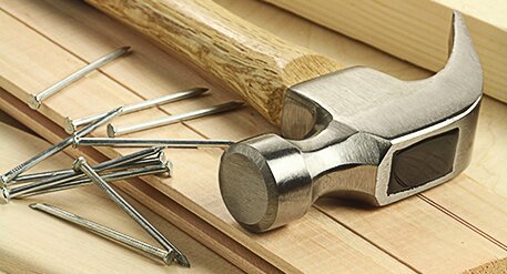 Hammer and nails
