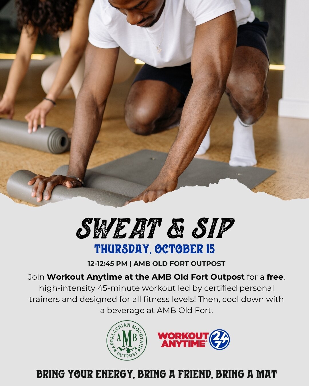 Sweat & Sip - Old Fort