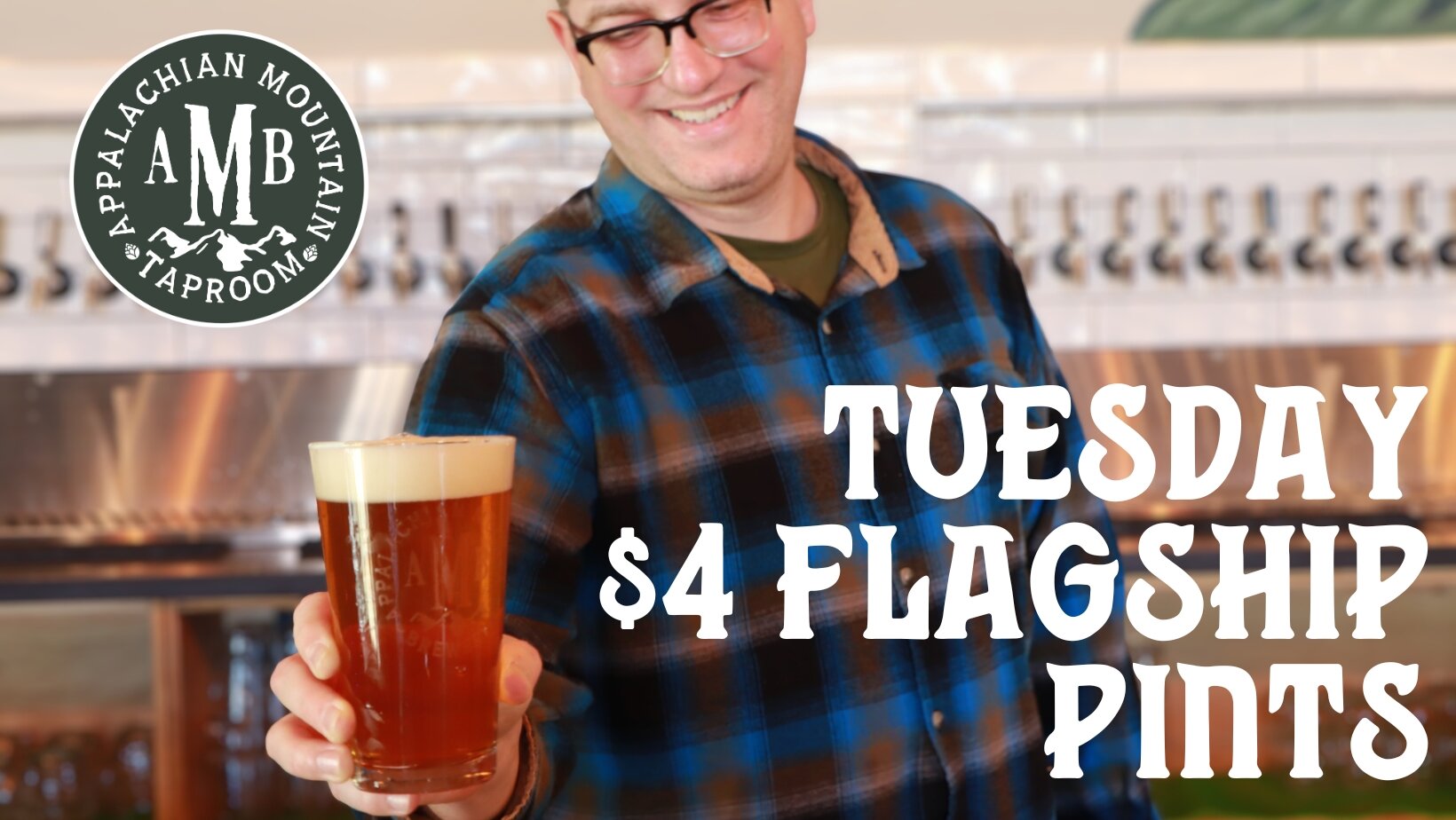 Tuesday $4 Flagship Pints - Mills River