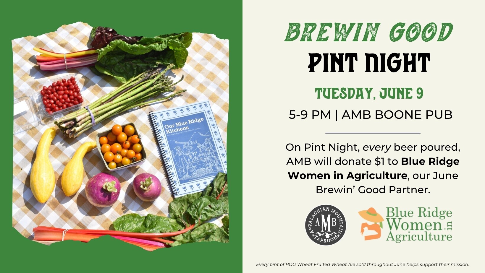 June 2026 Brewin' Good Pint Night: BRWIA - Boone
