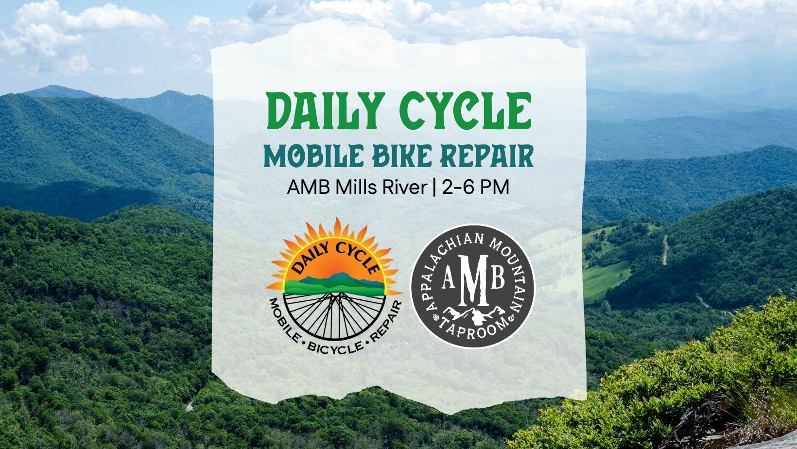 Daily Cycle AVL Repair Shop - Aug., 2026 - Mills River