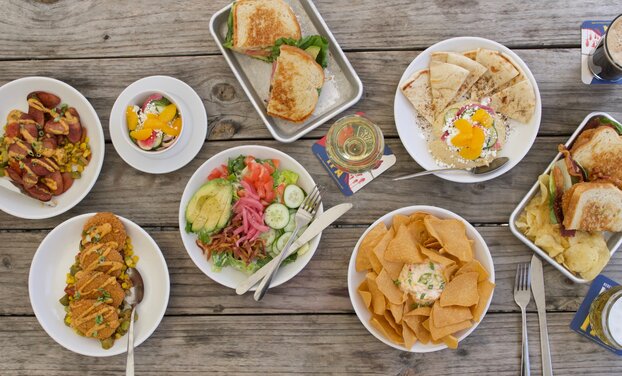 food on table