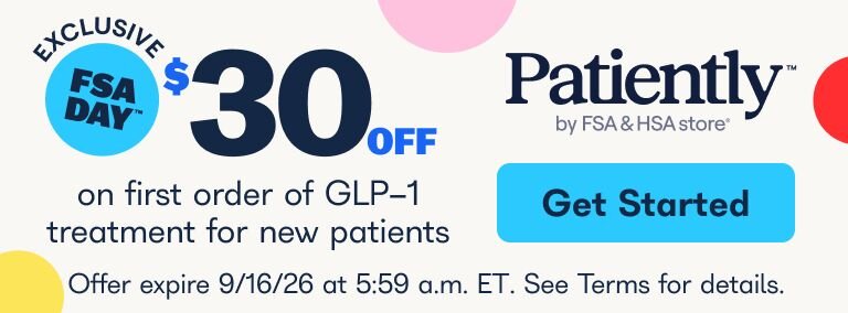 Patiently exclusive offer: $30 off on first GLP-1 treatment for new customers.