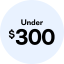 Under $300