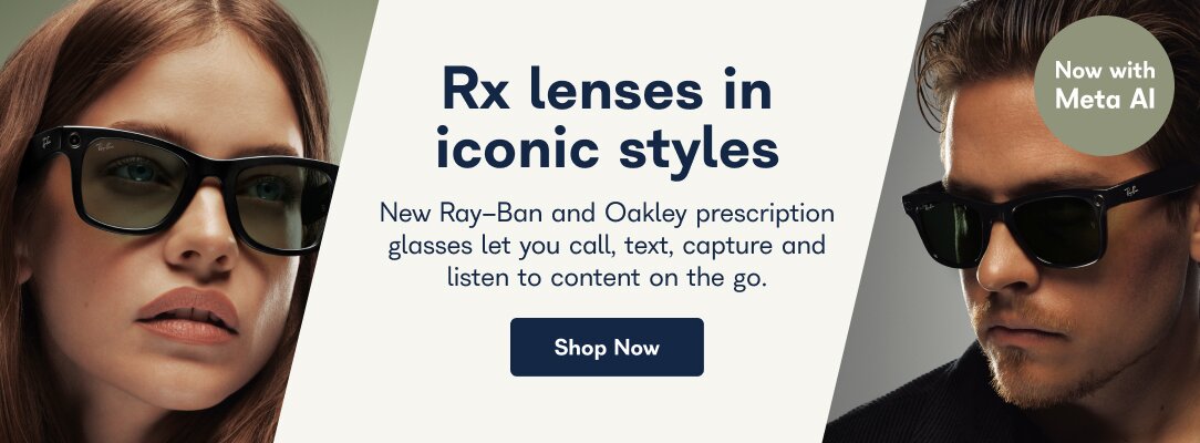 Now with Meta AI. Rx lenses in iconic styles. New Ray-Ban and Oakley prescription glasses let you call, text, capture and listen to content on the go. Shop Now. 