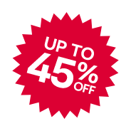 UP TO 45% OFF