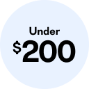 Under $200