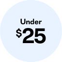 Under $25