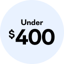 Under $400
