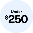 Under $250