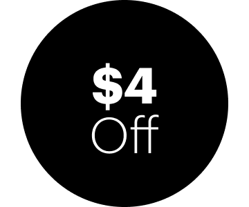 $4 OFF