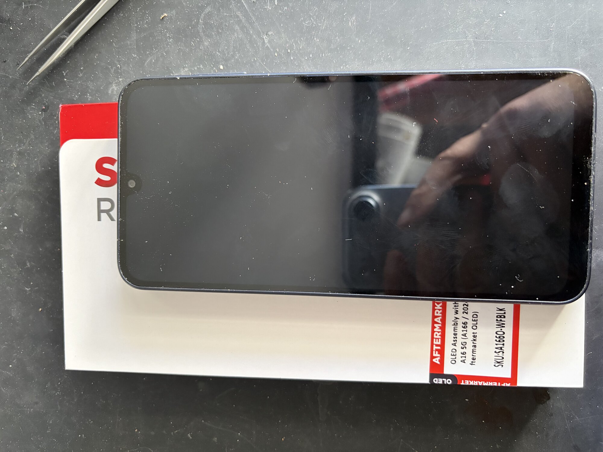 Samsung Galaxy A16 5G OLED Screen Replacement in South Jordan, Utah before
