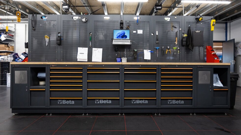 Werkplaatsinrichting met Beta