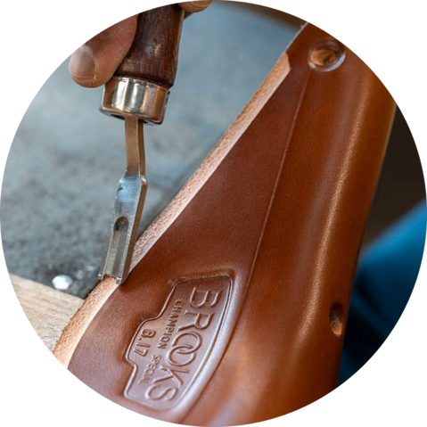 Fietszadel van Brooks uit het PENDLR assortiment. 