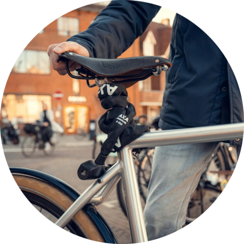 Bicycle lock by AXA from the PENDLR assortment.