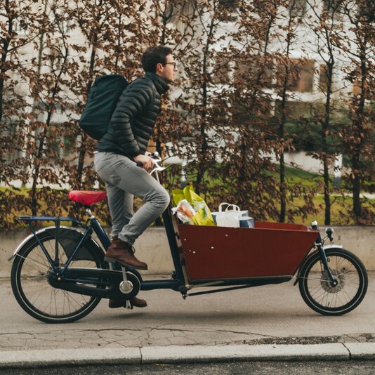 The cargo bike is a common form of micromobility