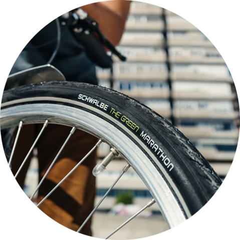 Bicycle tyre by Schwalbe from the PENDLR assortment.