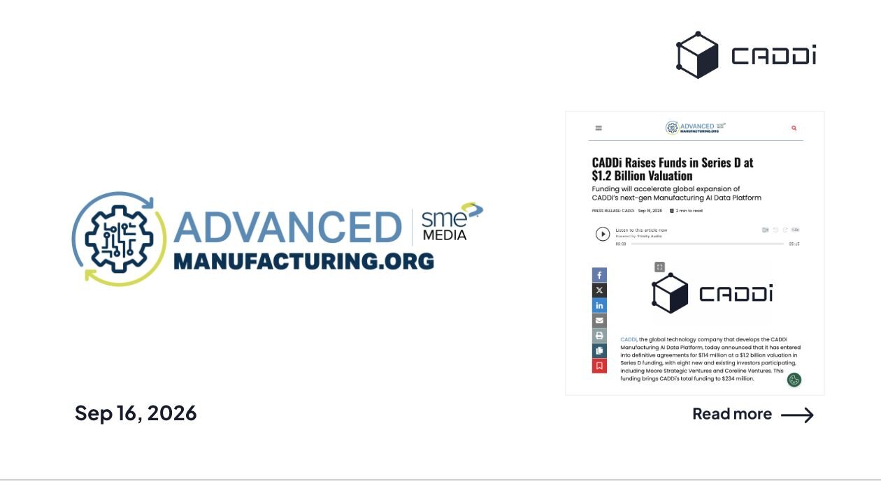 CADDi Raises $114 Million in Series D at $1.2 Billion Valuation
