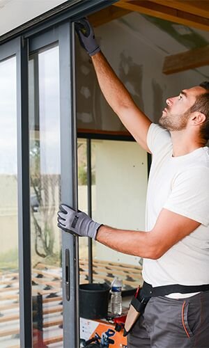 Installing a glass door