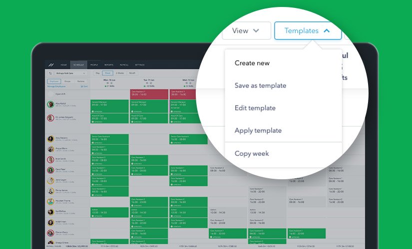 Excel template